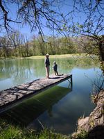 деревянный пирс, уходящий в воду
